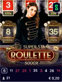 Super Stake Roulette - Roulette avec mises élevées